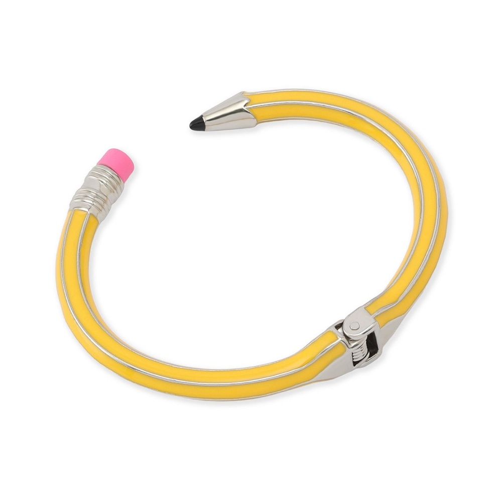 Betsey Johnson  Yellow Straight Pencil Cuff Bracelet
